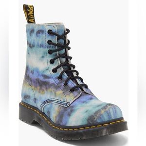NWT Dr. Martens Tie Dye Suede Pascal 1460 Boots